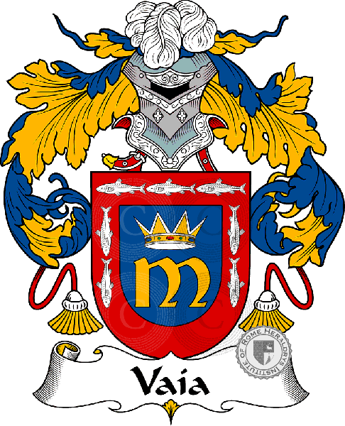 Coat of arms of family Vaía   ref: 41111