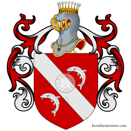 Coat of arms of family Barberi - ref:41197