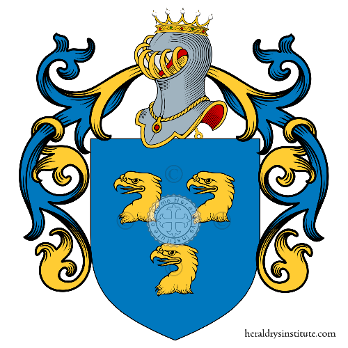 Coat of arms of family Barberi - ref:41199