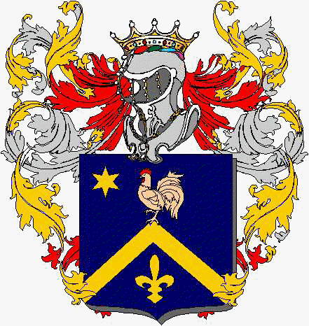 Coat of arms of family Borbone Del Monte