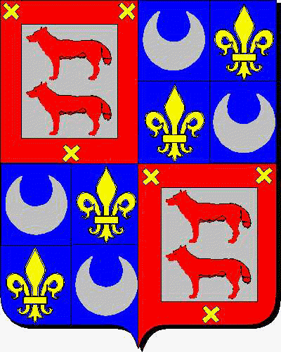 Coat of arms of family Odoque