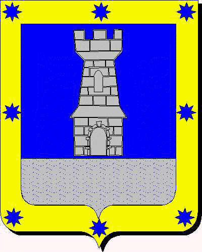 Coat of arms of family García De Huesca