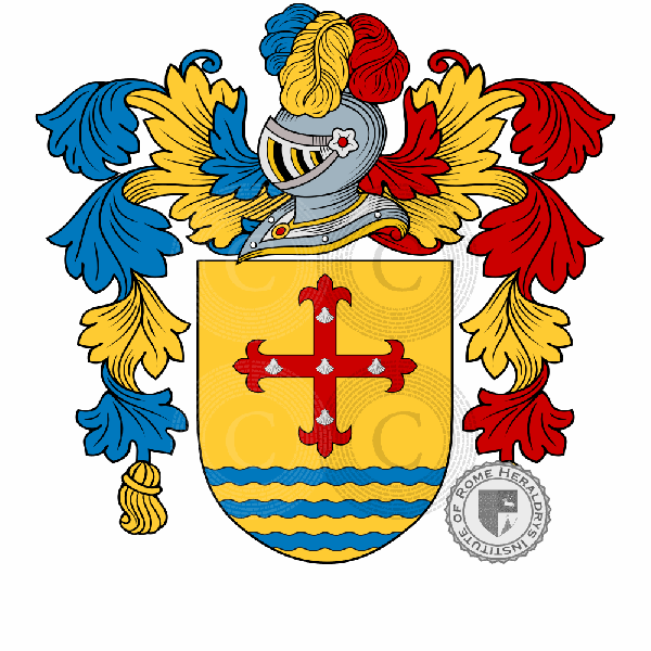 Coat of arms of family Ribadeneira