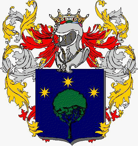 Coat of arms of family Sforza Fogliani