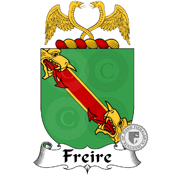 Coat of arms of family Freire - ref:43823