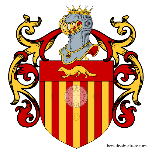 Coat of arms of family Cartiere