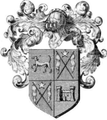Coat of arms of family Chasseraux - ref:43924