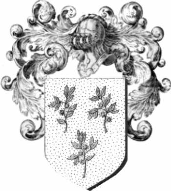 Coat of arms of family Chasteigneraye - ref:43927