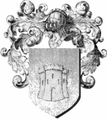 Coat of arms of family Chastel - ref:43928