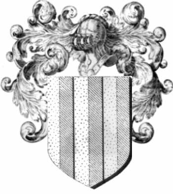 Wappen der Familie Chastellier - ref:43931