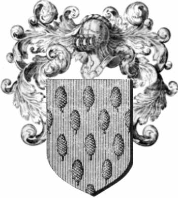 Coat of arms of family Chateaubriand - ref:43933
