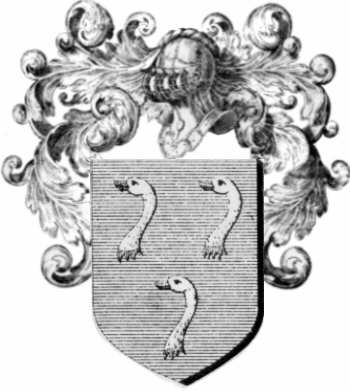 Escudo de la familia Lachaudru