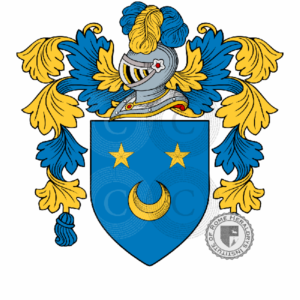 Coat of arms of family Tureau