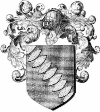 Coat of arms of family Chesnel - ref:43966