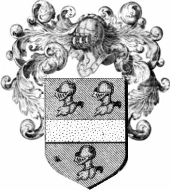 Coat of arms of family Chretien - ref:43991