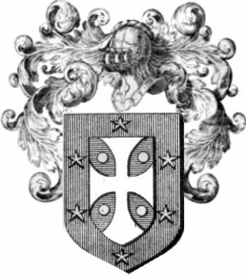 Coat of arms of family Cicoteau - ref:43996