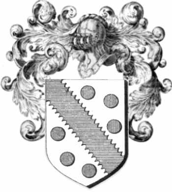 Escudo de la familia De Cleauroux