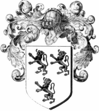 Wappen der Familie Clehunault - ref:44008
