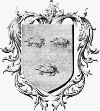 Escudo de la familia Coigneux - ref:44058