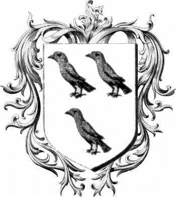 Coat of arms of family Corblet