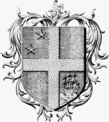 Coat of arms of family Cosmao - ref:44099