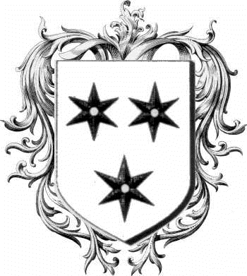 Wappen der Familie Couaisnon - ref:44107