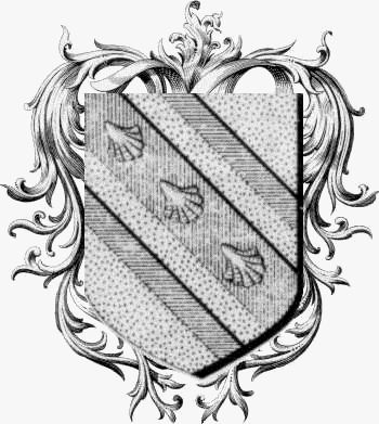 Coat of arms of family Coudray - ref:44110