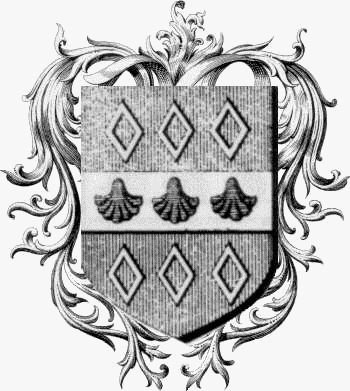 Coat of arms of family Couedor - ref:44114
