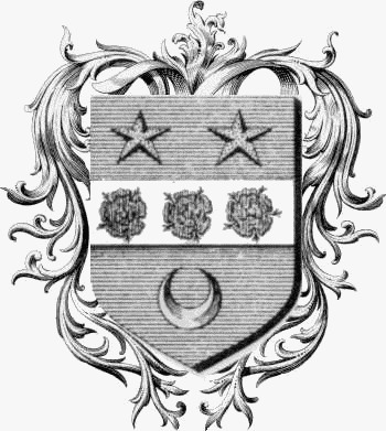 Escudo de la familia Couperie - ref:44124