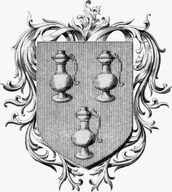 Wappen der Familie Cour - ref:44127