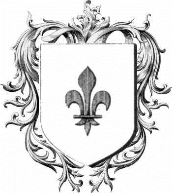 Wappen der Familie Cousturier - ref:44140