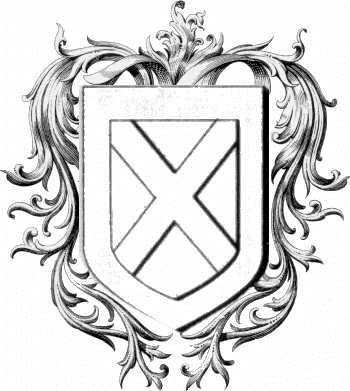 Coat of arms of family Cren - ref:44154