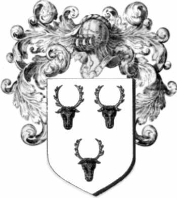 Wappen der Familie Daen - ref:44168