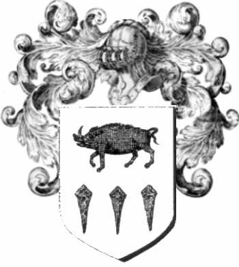 Wappen der Familie Damours - ref:44176