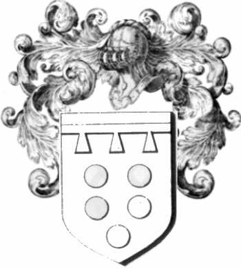 Coat of arms of family Dehaut - ref:44192