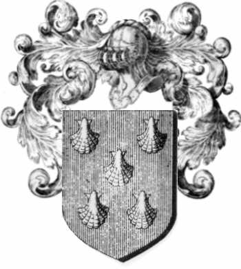 Coat of arms of family Derian - ref:44200
