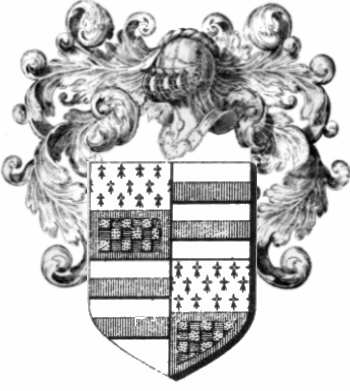 Coat of arms of family Derval - ref:44202