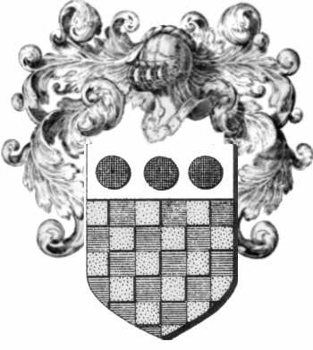 Coat of arms of family Diouguel - ref:44219