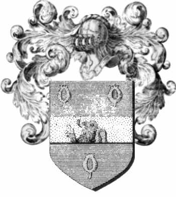 Coat of arms of family Dodun - ref:44224