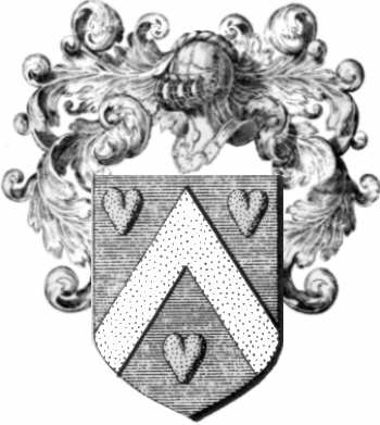 Wappen der Familie Douget - ref:44241