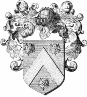 Coat of arms of family Lescrivain