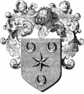 Coat of arms of family Espivent   ref: 44293