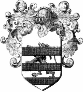 Coat of arms of family Estienne du Bourguet - ref:44297