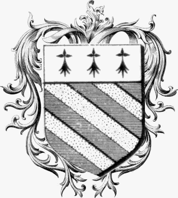 Escudo de la familia Faucher - ref:44316