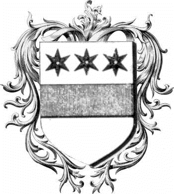 Wappen der Familie Fauchet - ref:44318