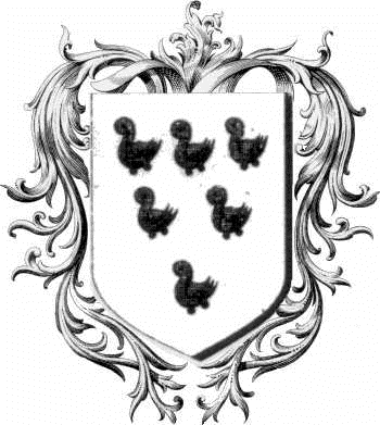 Coat of arms of family Fillochais - ref:44346