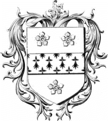 Coat of arms of family Forges - ref:44368