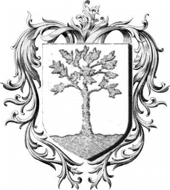 Escudo de la familia Bachelier - ref:44377