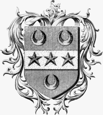 Coat of arms of family Franquetot - ref:44395