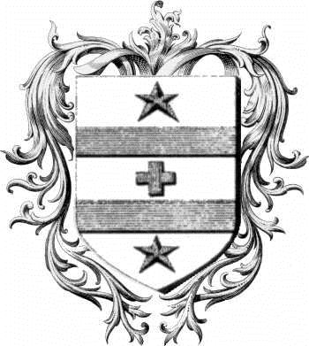 Coat of arms of family Fruneau - ref:44415